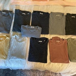 Buck Mason T Shirt Lot - Size L (12 shirts)